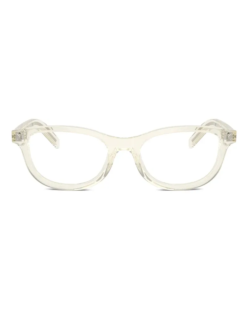 Prada square-frame glasses - Nude Nude