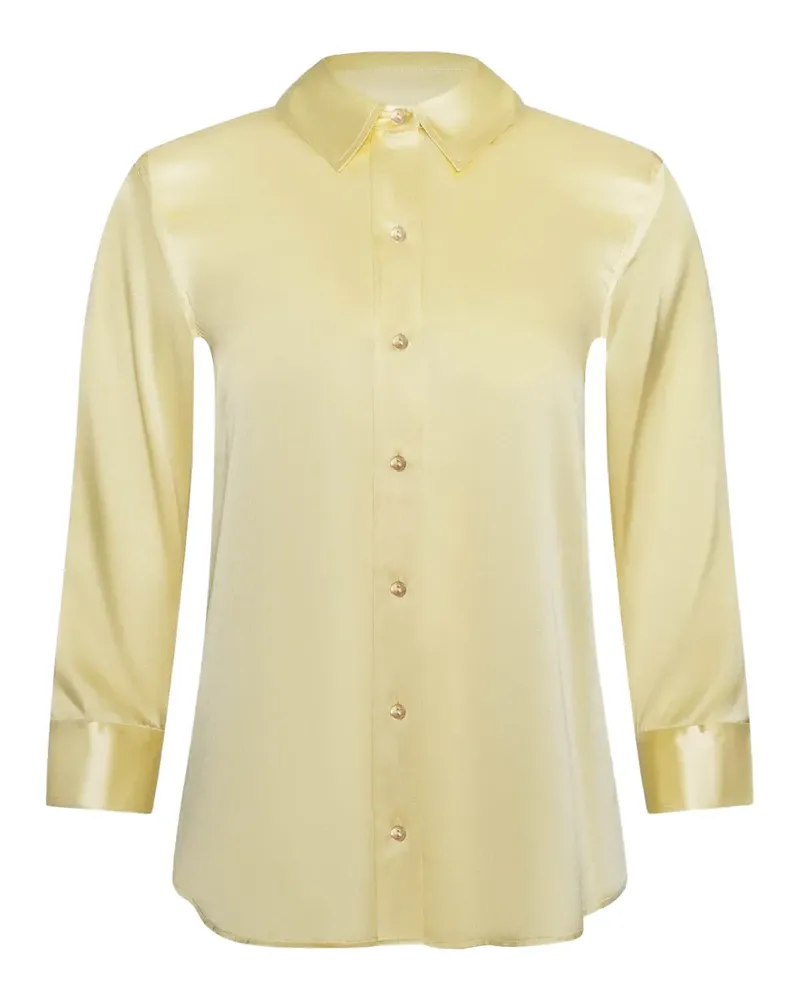 L'Agence Dani silk shirt - Gelb Gelb