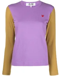 Comme des Garçons Gestrickter Pullover Violett