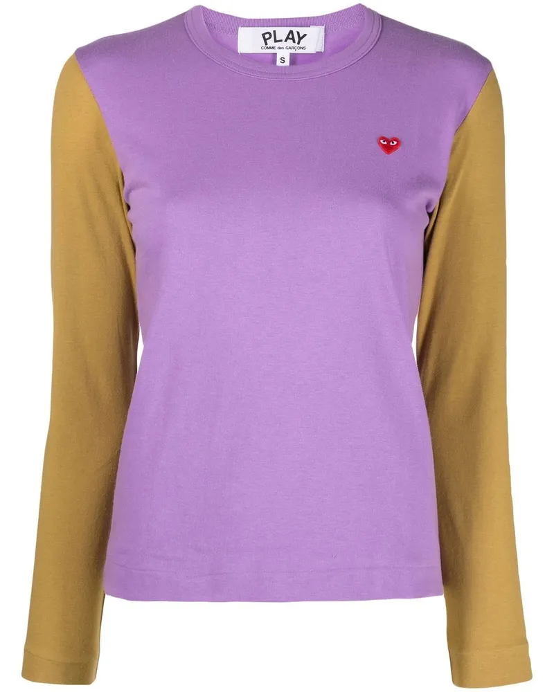 Comme des Garçons Zweifarbiger Pullover - Violett Violett