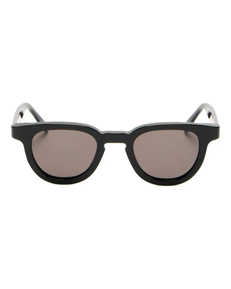 RETROSUPERFUTURE Sonnenbrille mit eckigem Gestell - Schwarz Schwarz