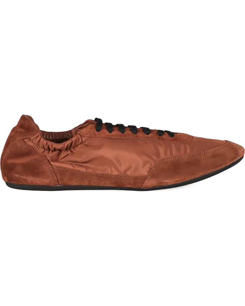 Prada Collapse Sneakers mit Wildledereinsätzen - Braun Braun