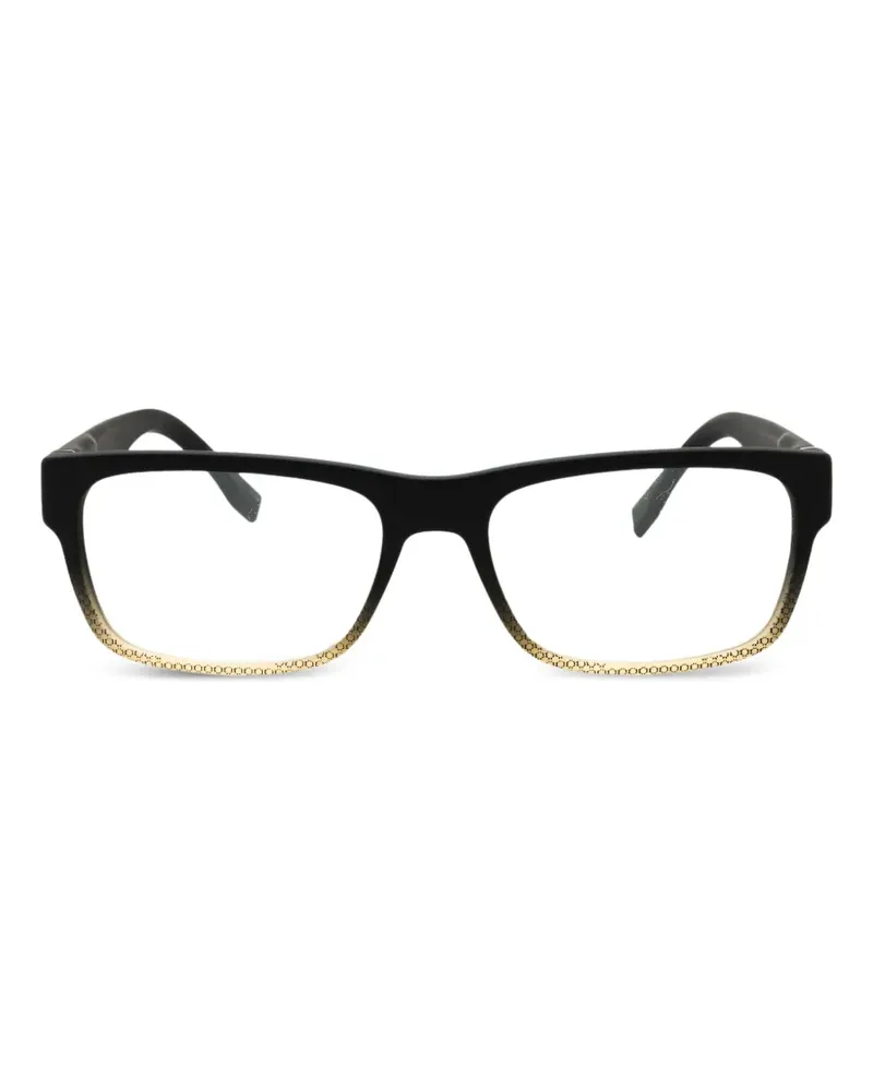 HUGO BOSS Brille mit eckigem Gestell - Schwarz Schwarz