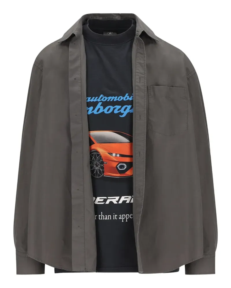 Balenciaga Automobili Lamborghini' T-Shirt - Grau Grau