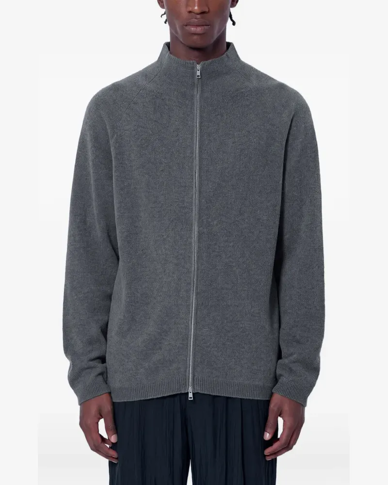 Our Legacy Line Cardigan mit Reißverschluss - Grau Grau