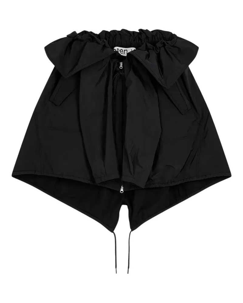 OPEN YY asymmetric mini skirt - Schwarz Schwarz