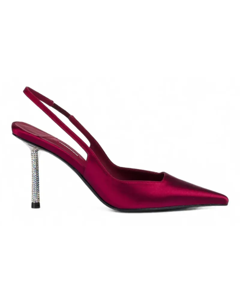 Le Silla Amelia Slingback-Pumps mit Kristallen - Rot Rot