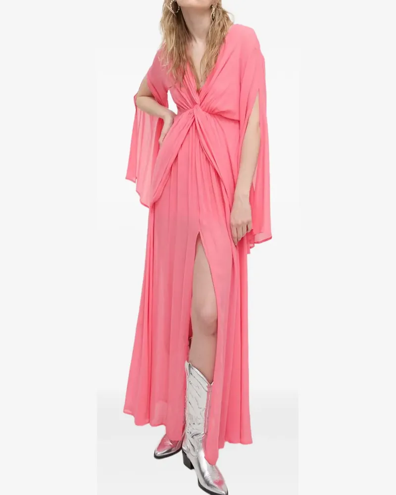 Aniye By Maxikleid mit Cape-Ärmeln - Rosa Rosa