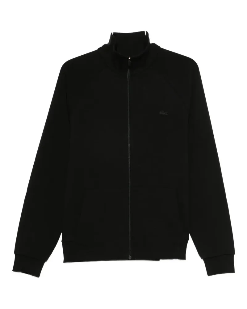 Lacoste logo-detail zip-up sweatshirt - Schwarz Schwarz