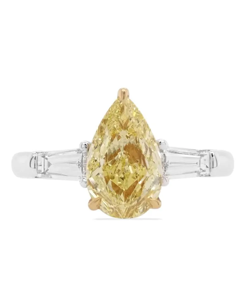HYT Jewelry Platinring mit Diamanten - Silber Silber