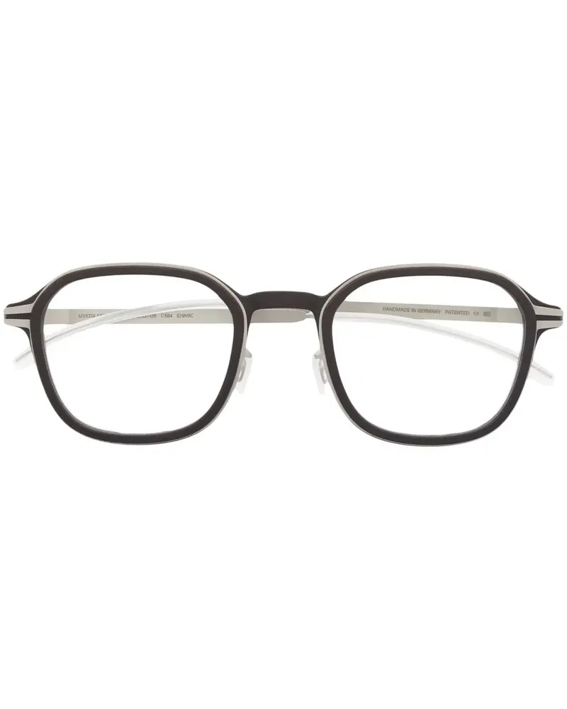 Mykita Eckige Brille mit mattem Finish - Grau Grau