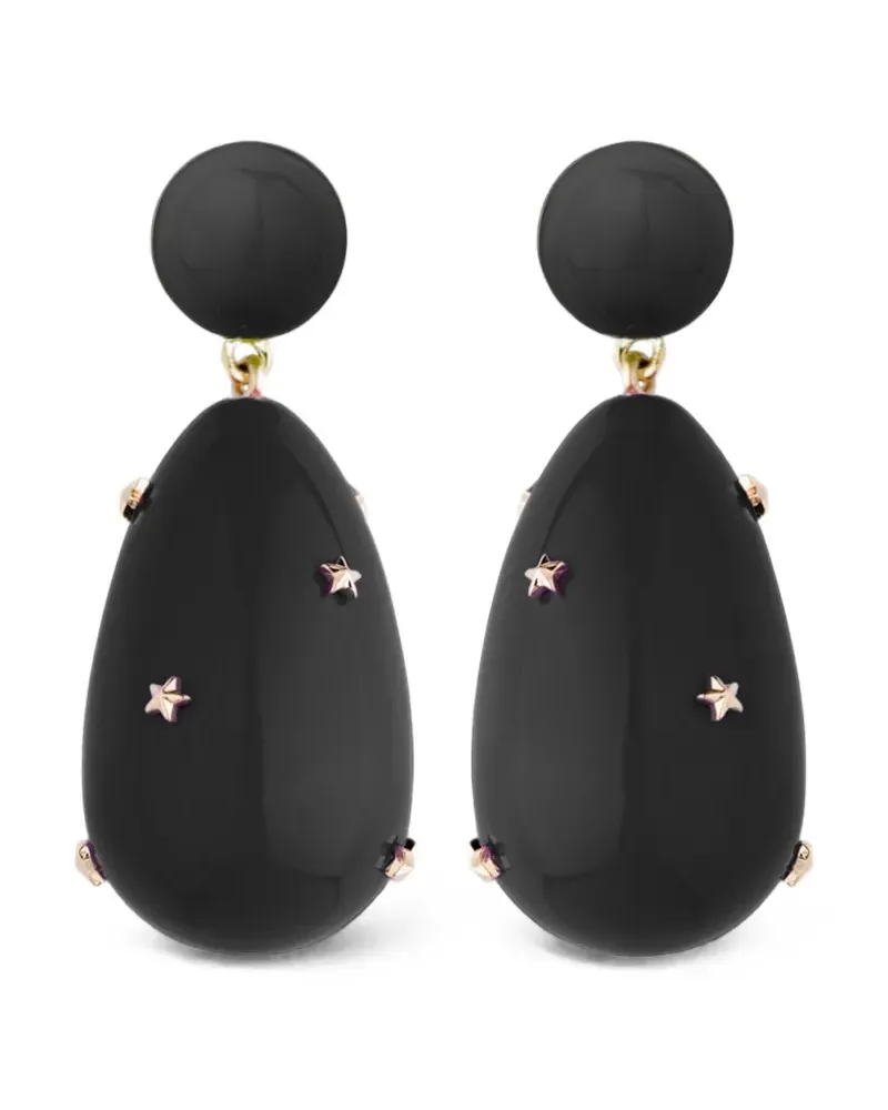 Eshvi Galaxy Ohrringe - Schwarz Schwarz