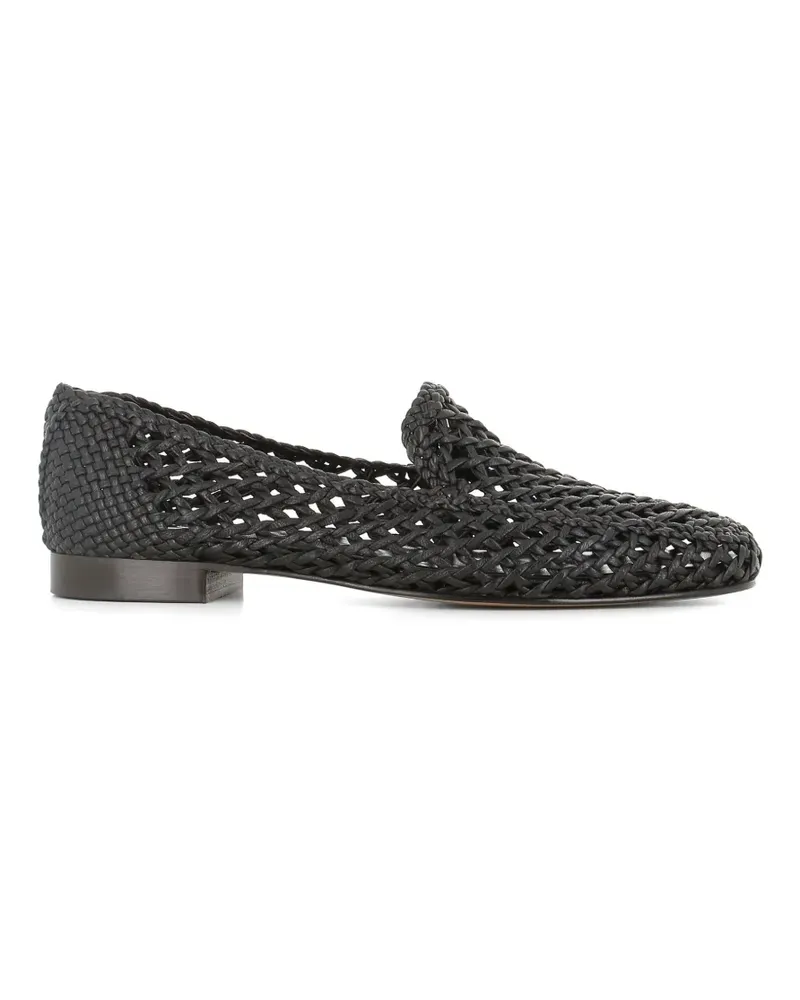 Le Monde Béryl woven leather loafers - Schwarz Schwarz
