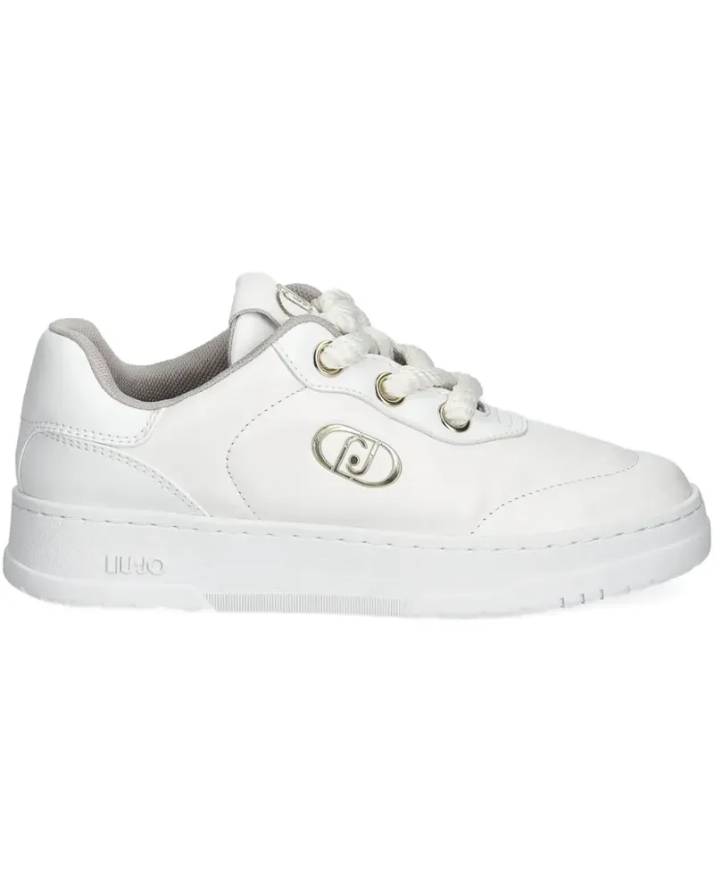 Liu Jo Bart Sneakers mit Logo - Weiß Weiß