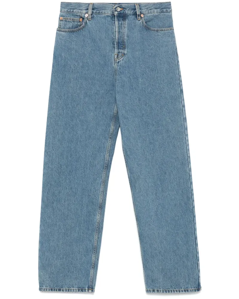 Gucci Jeans mit Logo-Patch - Blau Blau