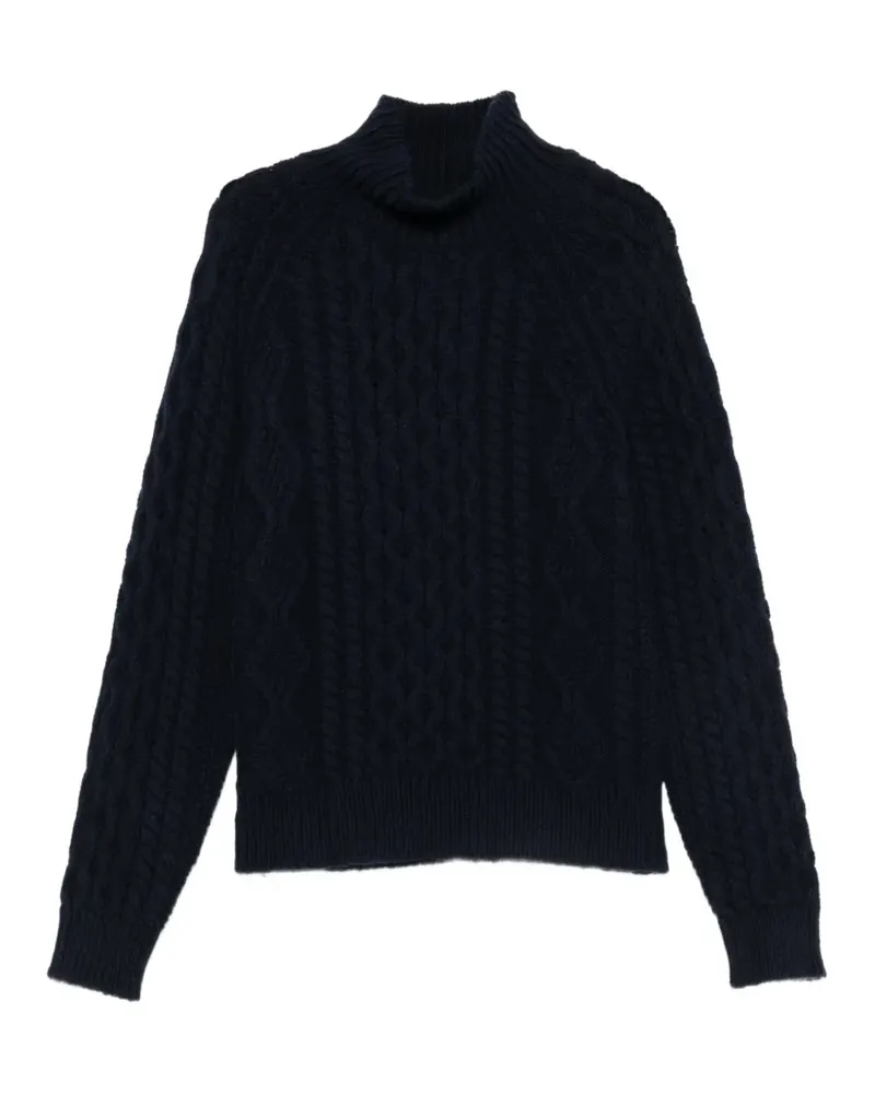 Baracuta Aran Strickpullover - Blau Blau