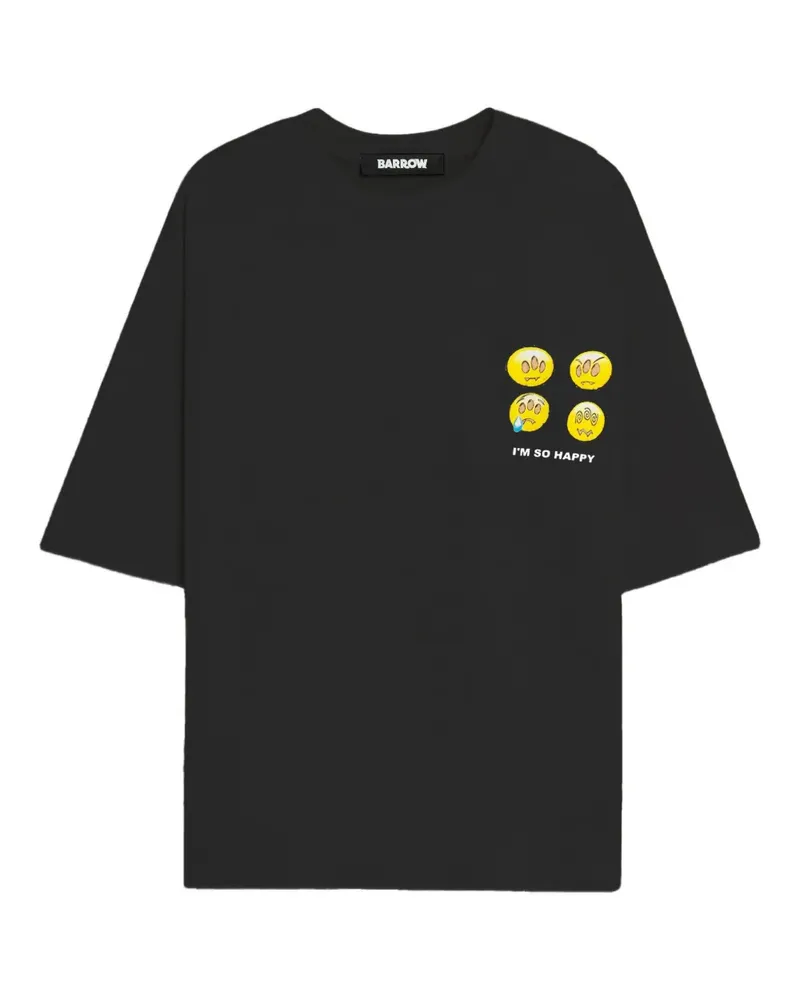 BARROW T-Shirt mit Print - Schwarz Schwarz