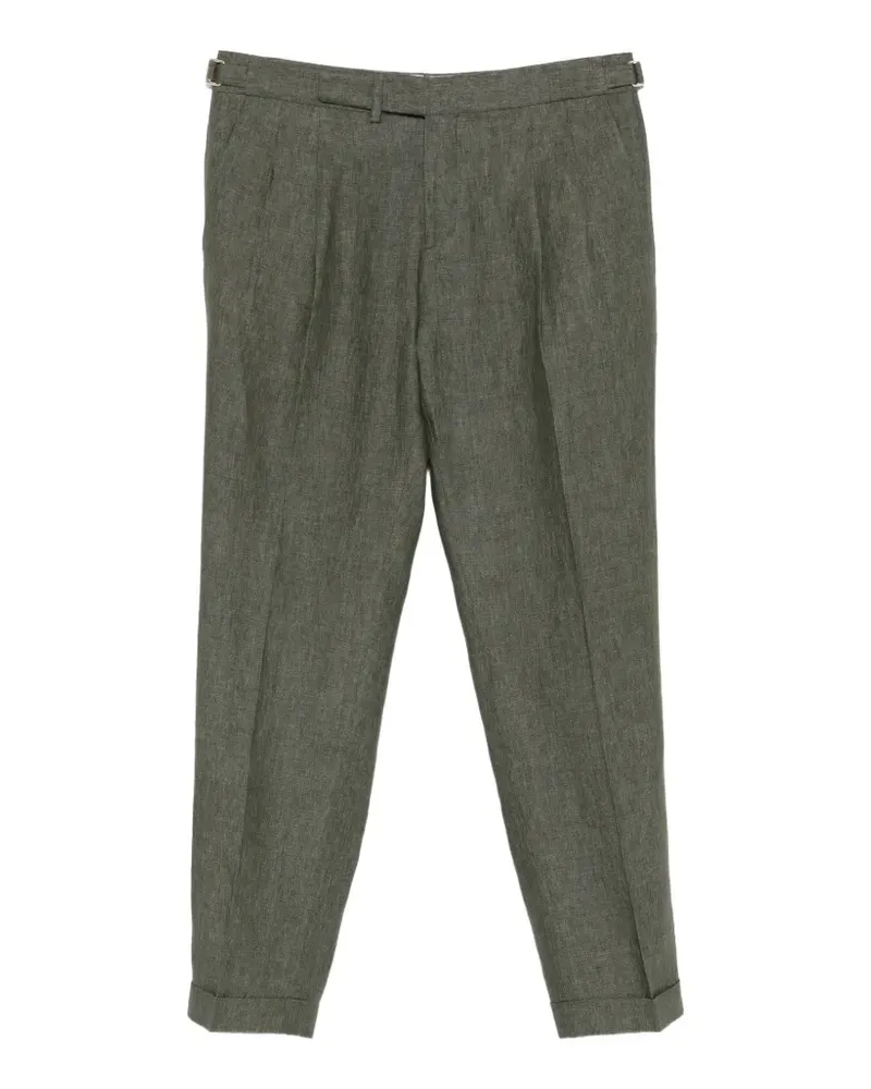 Briglia 1949 pleated side-adjuster trousers - Grün Grün