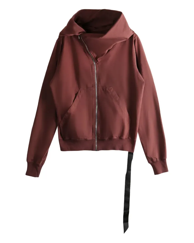 DRKSHDW by Rick Owens Mountain zip-up hoodie - Rot Rot