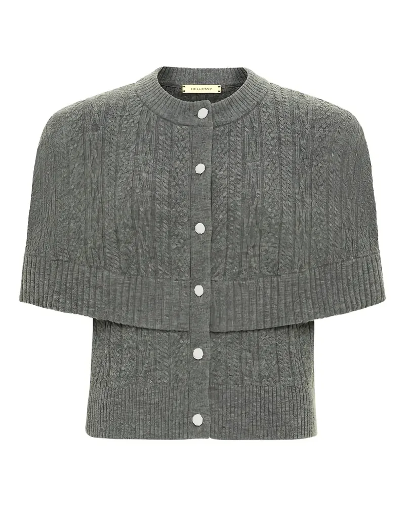 Hellessy cable-knit buttoned cardigan - Grau Grau