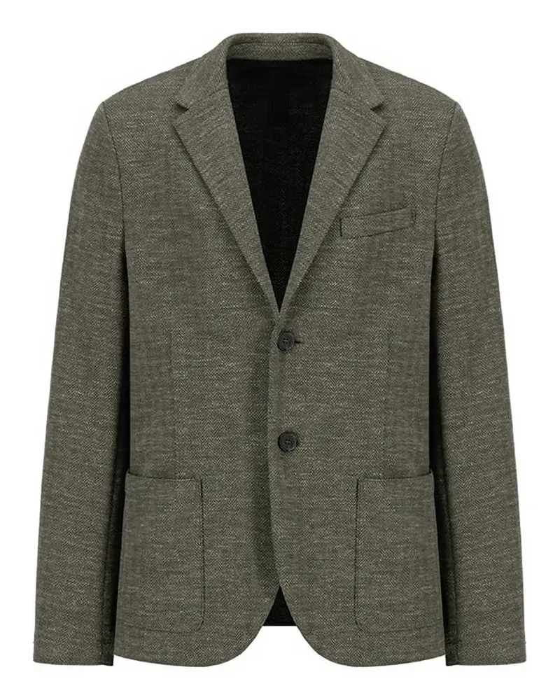 Harris Wharf London herringbone-knit blazer - Grün Grün