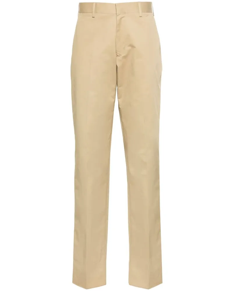 LARDINI Halbhohe Tapered-Chino - Nude Nude