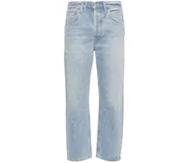 Halbhohe Dahlia Cropped-Jeans