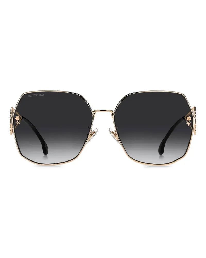 Etro Paisley Sonnenbrille - Gold Gold