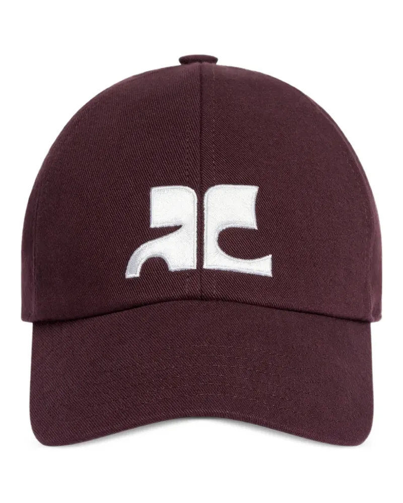 Courrèges AC-logo cotton cap - Violett Violett