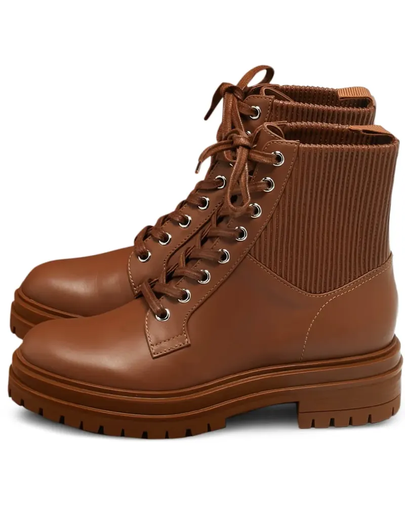 Gianvito Rossi Martis Bikerstiefel - Braun Braun