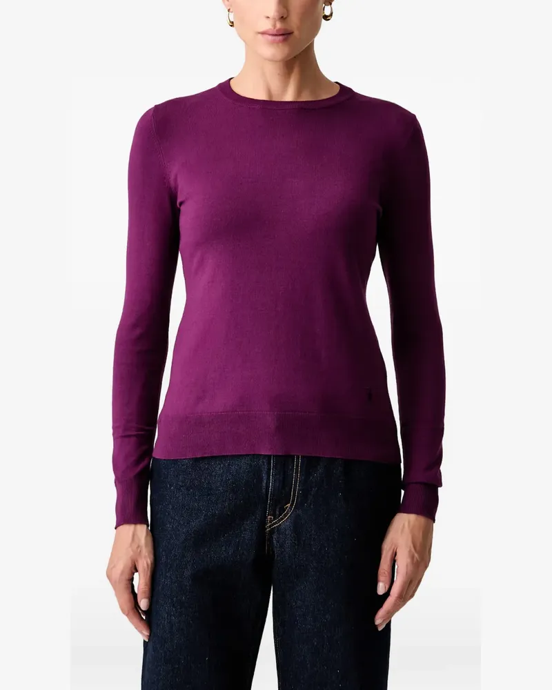 Trussardi Pullover mit rundem Ausschnitt - Violett Violett