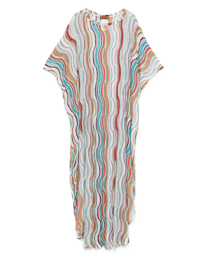 Missoni Kaftan mit Wellenmuster - Weiß Weiß