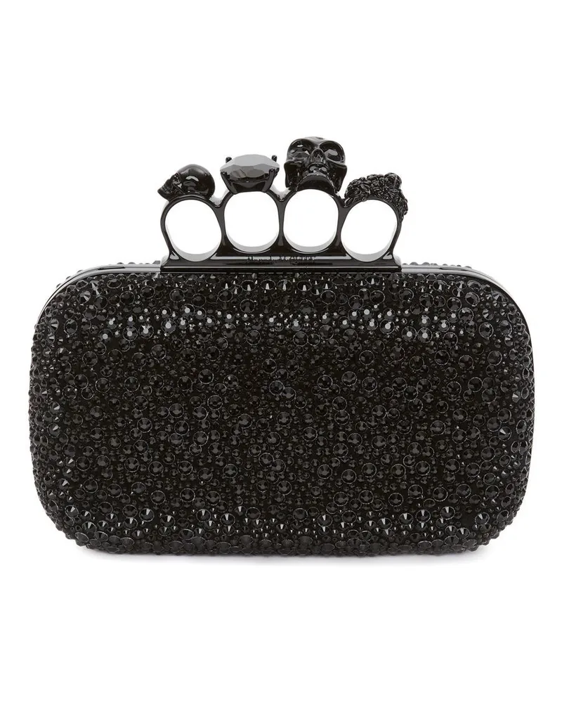 Alexander McQueen Clutch mit Ringen bei MyBestBrands shoppen