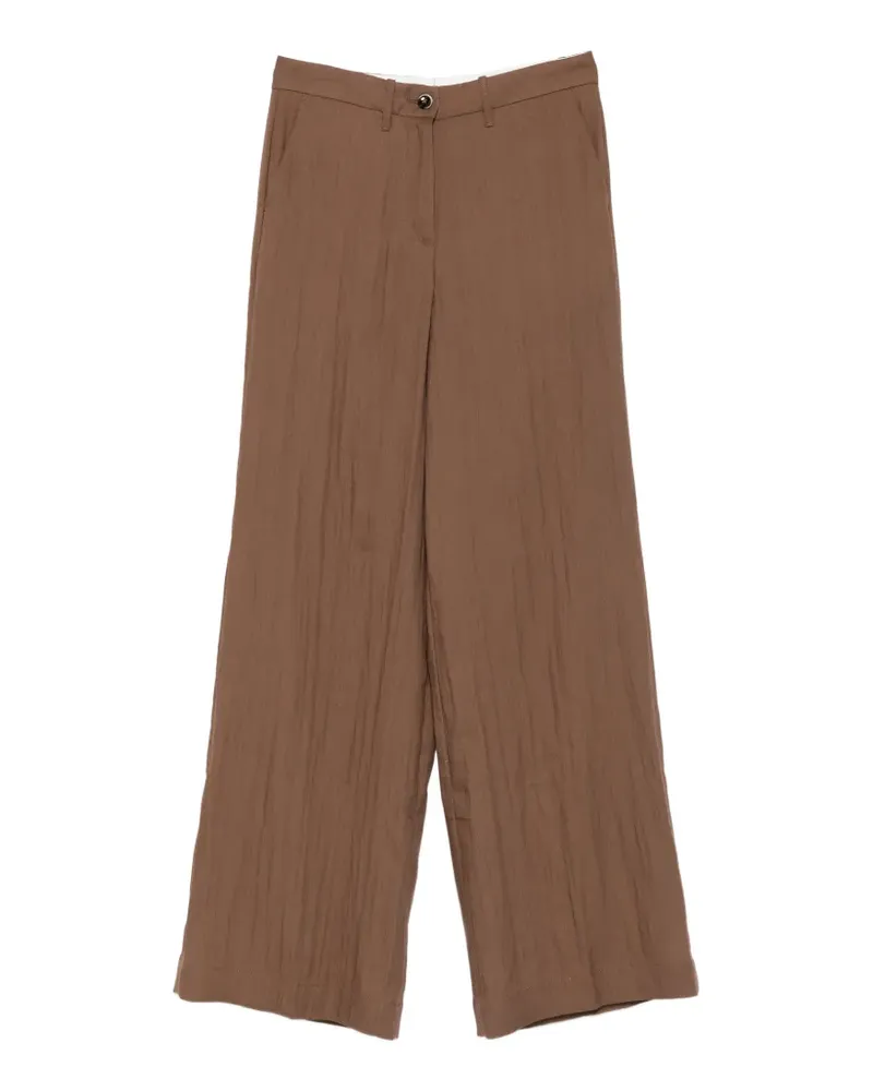 nine:inthe:morning Karen belt-loop trousers - Braun Braun