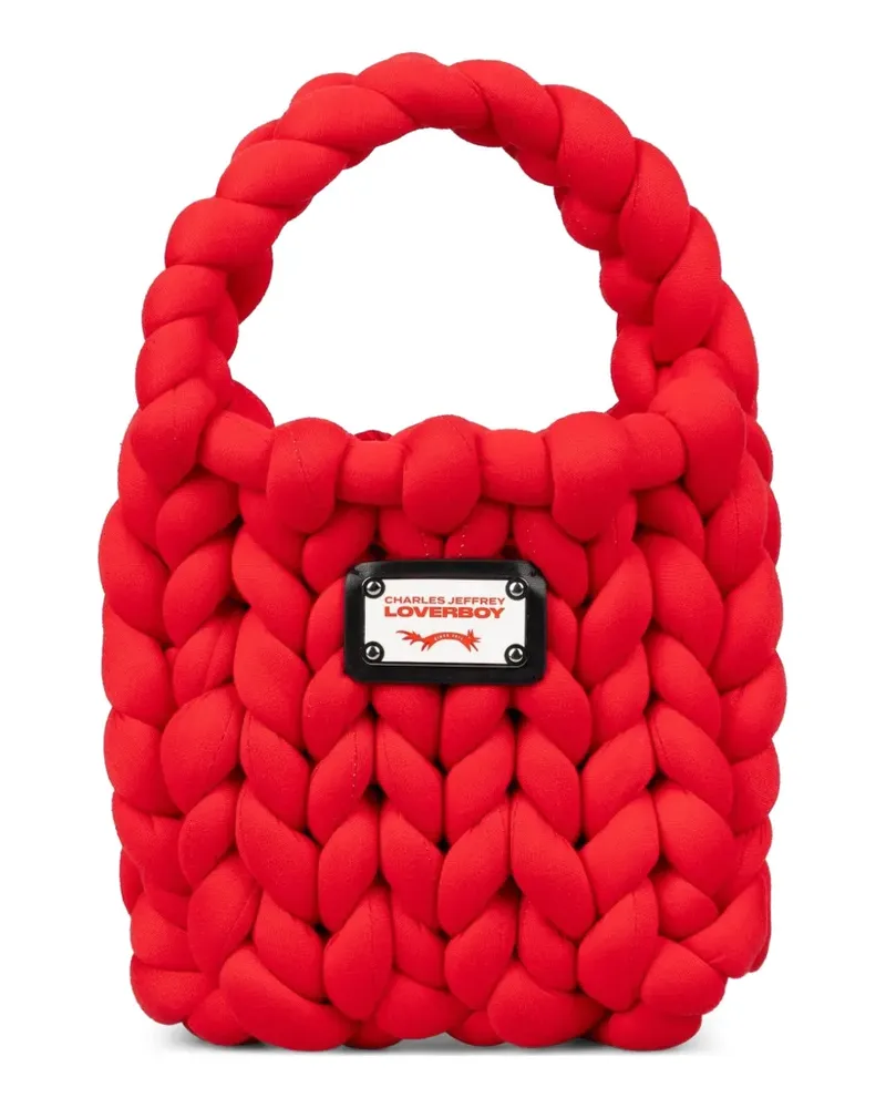 Charles Jeffrey Loverboy Mini Marshmallow Tote Bag - Rot Rot
