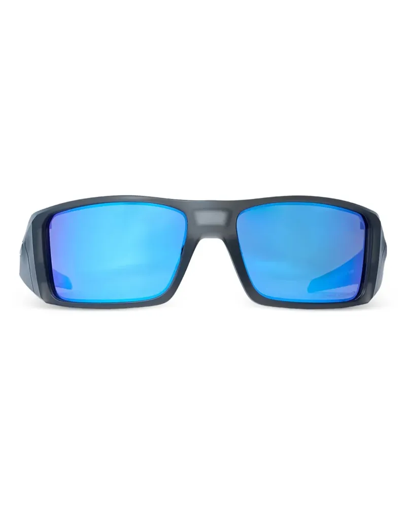Oakley logo-detail rectangle-frame sunglasses - Schwarz Schwarz