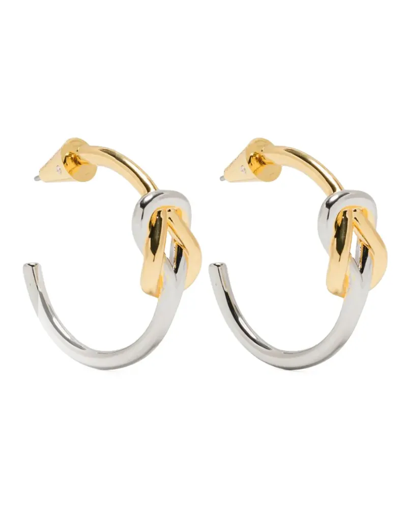 Eddie Borgo 12kt Slipknot Gelbgoldcreolen Gold