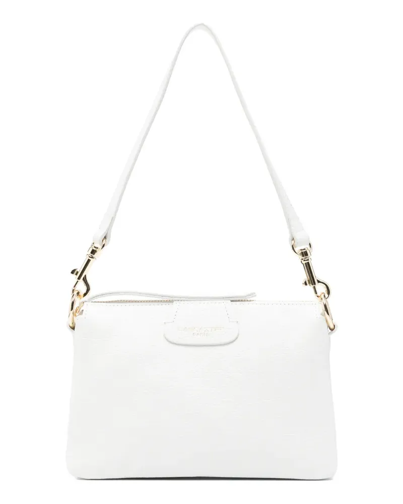 Lancaster leather shoulder bag - Weiß Weiß