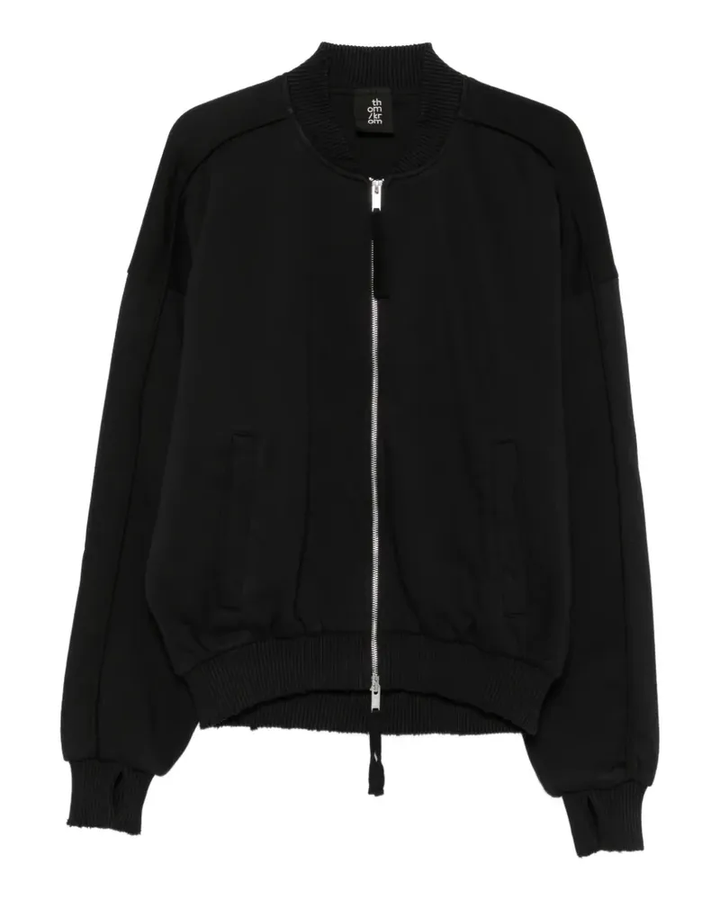 THOM KROM Jacke mit Kontrasteinsätzen - Schwarz Schwarz