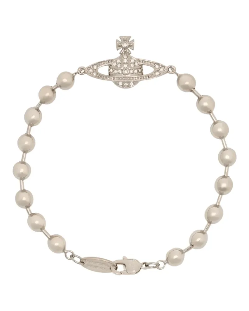 Vivienne Westwood Mini Orb Thames Armband - Silber Silber
