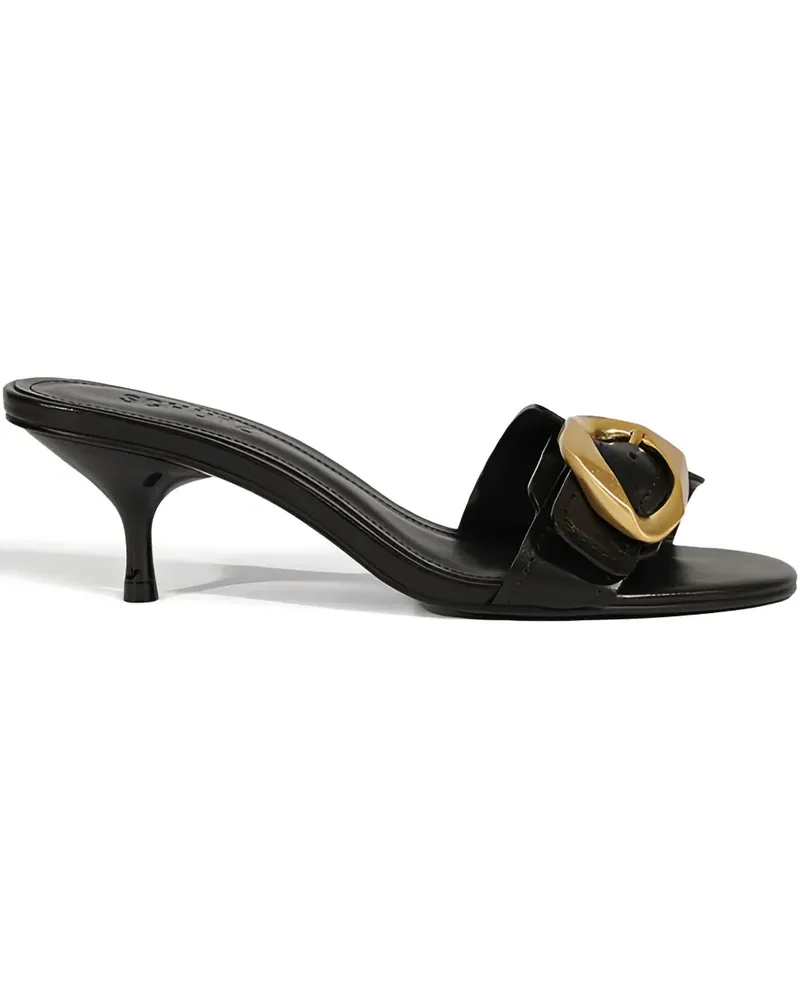 Schutz Olga Sandalen mit Schnallendetail 50mm - Schwarz Schwarz
