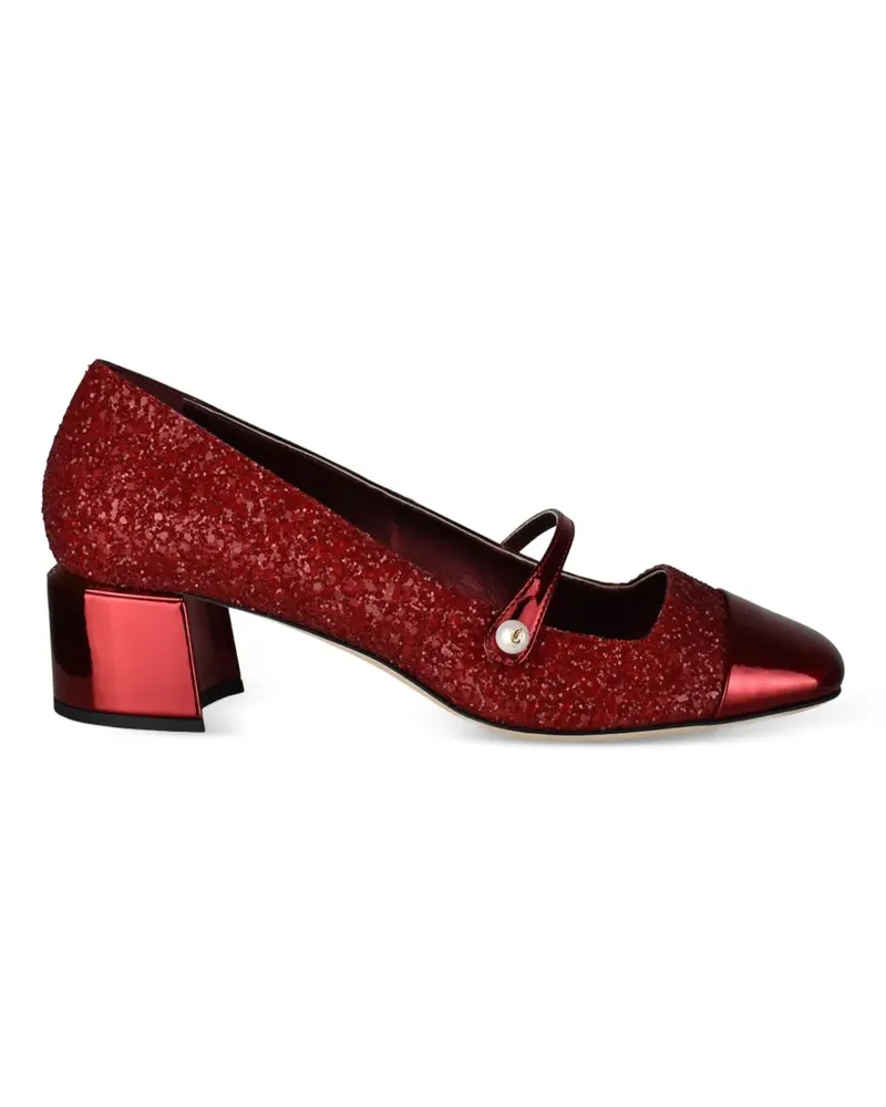Jimmy Choo Elisa Pumps mit eckiger Kappe - Rot Rot