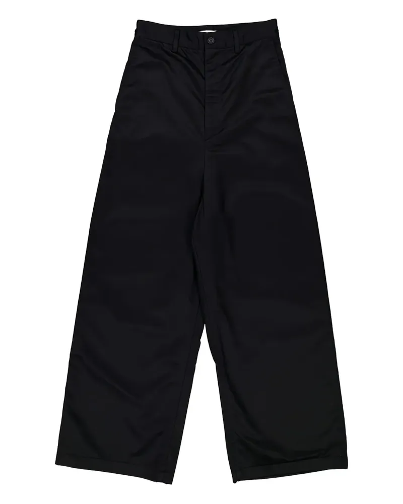Balenciaga low-crotch wide-leg trousers - Schwarz Schwarz
