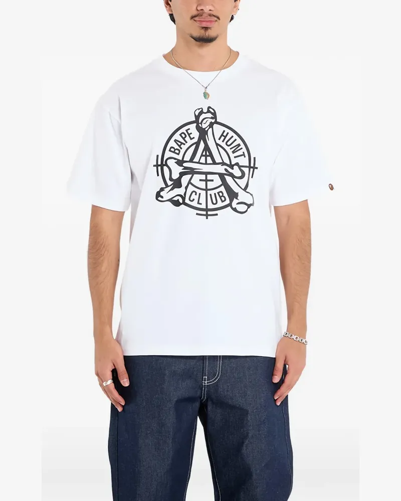 BAPE graphic T-shirt - Weiß Weiß