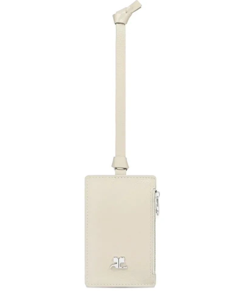 Courrèges Naplack Kartenetui - Nude Nude