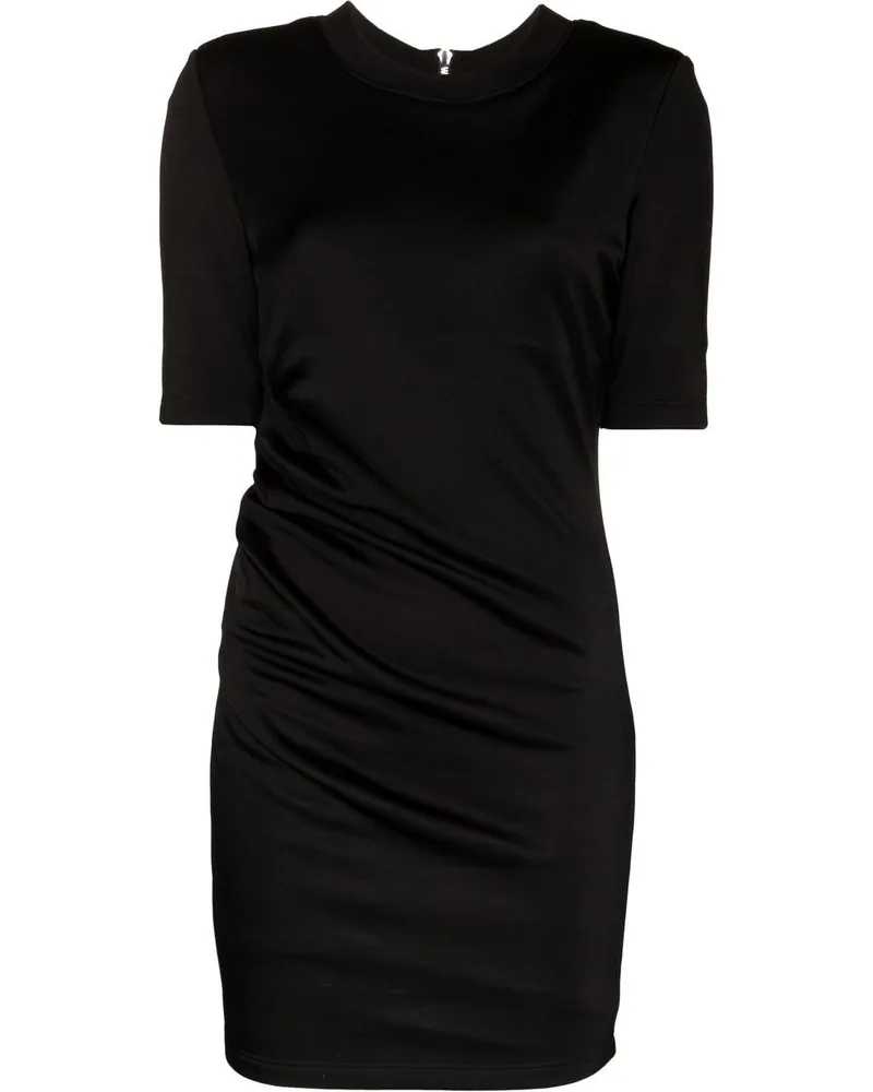 RTA Kleid mit rundem Ausschnitt Schwarz