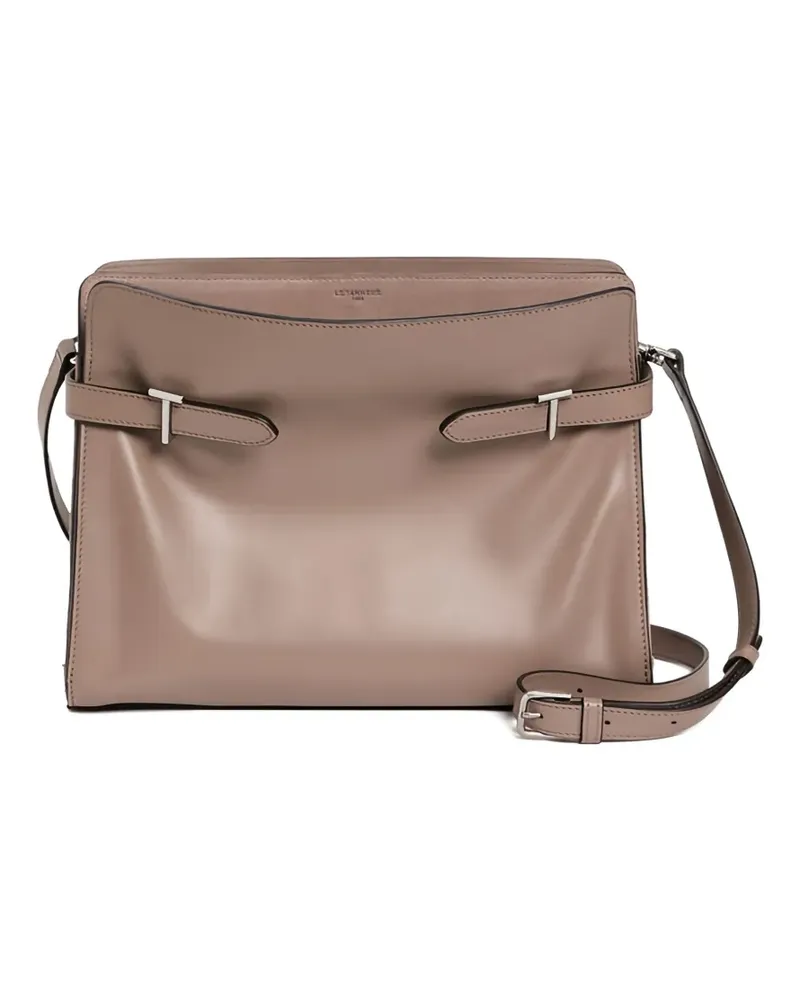 Le Tanneur Schultertasche mit Schnallenriemen - Nude Nude