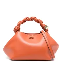 Ganni Kleine Bou Tote Bag Orange