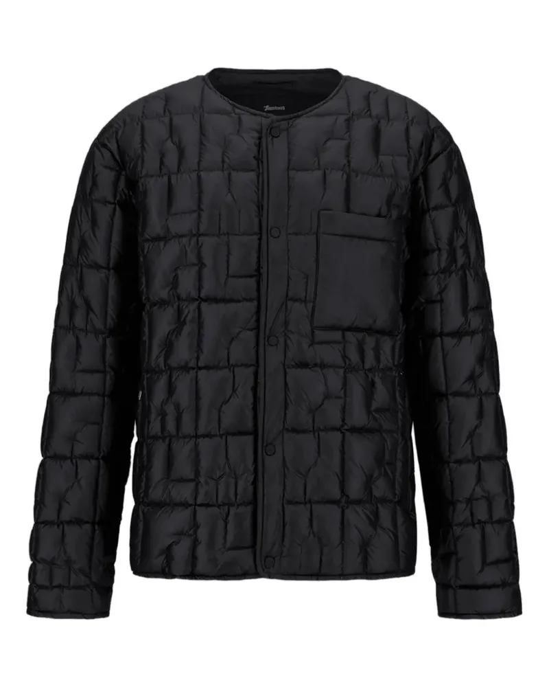 Herno Jacke mit gesteppten Einsätzen - Schwarz Schwarz