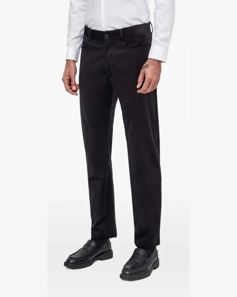 Sisley Hose in Samtoptik - Schwarz Schwarz